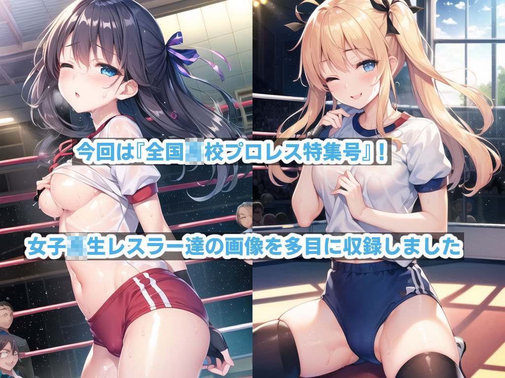 サンプル画像1:AIアイドル美少女プロレスラーCG集 Vol.7 全国○校プロレス特集(mugi) [d_274357]