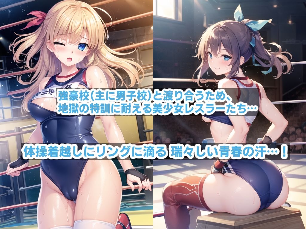 サンプル画像3:AIアイドル美少女プロレスラーCG集 Vol.7 全国○校プロレス特集(mugi) [d_274357]