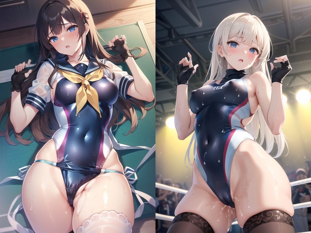 AIアイドル美少女プロレスラーCG集 Vol.7 全国○校プロレス特集