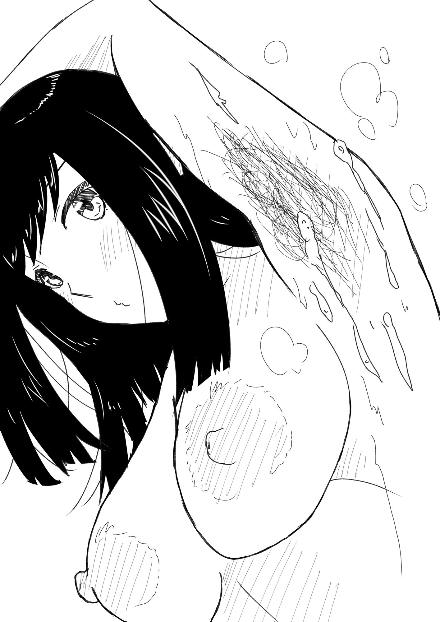「diary」モノクロイラスト集