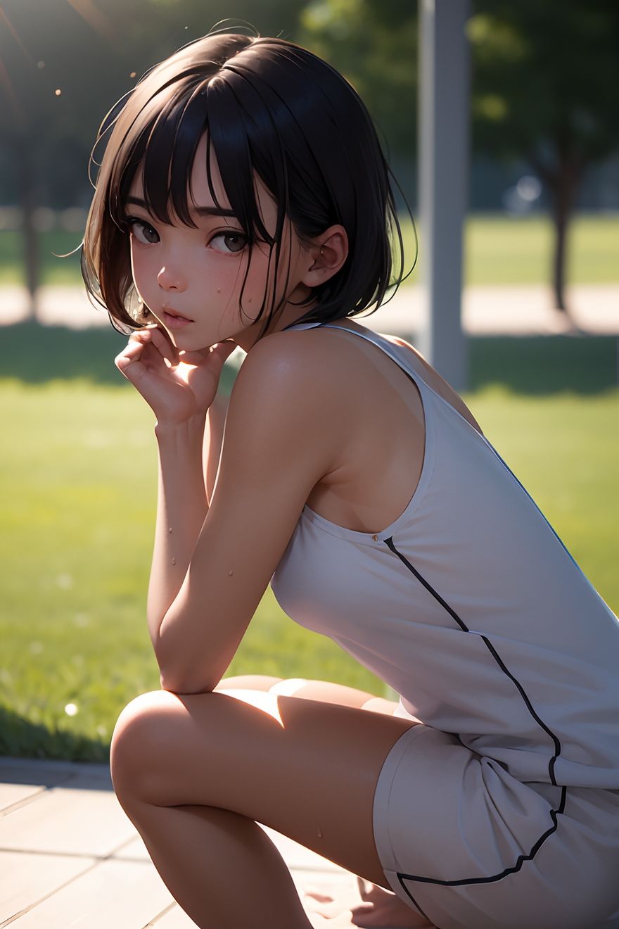 サンプル画像1:変態☆ボーイッシュショートカット女子(たまも工房) [d_274405]