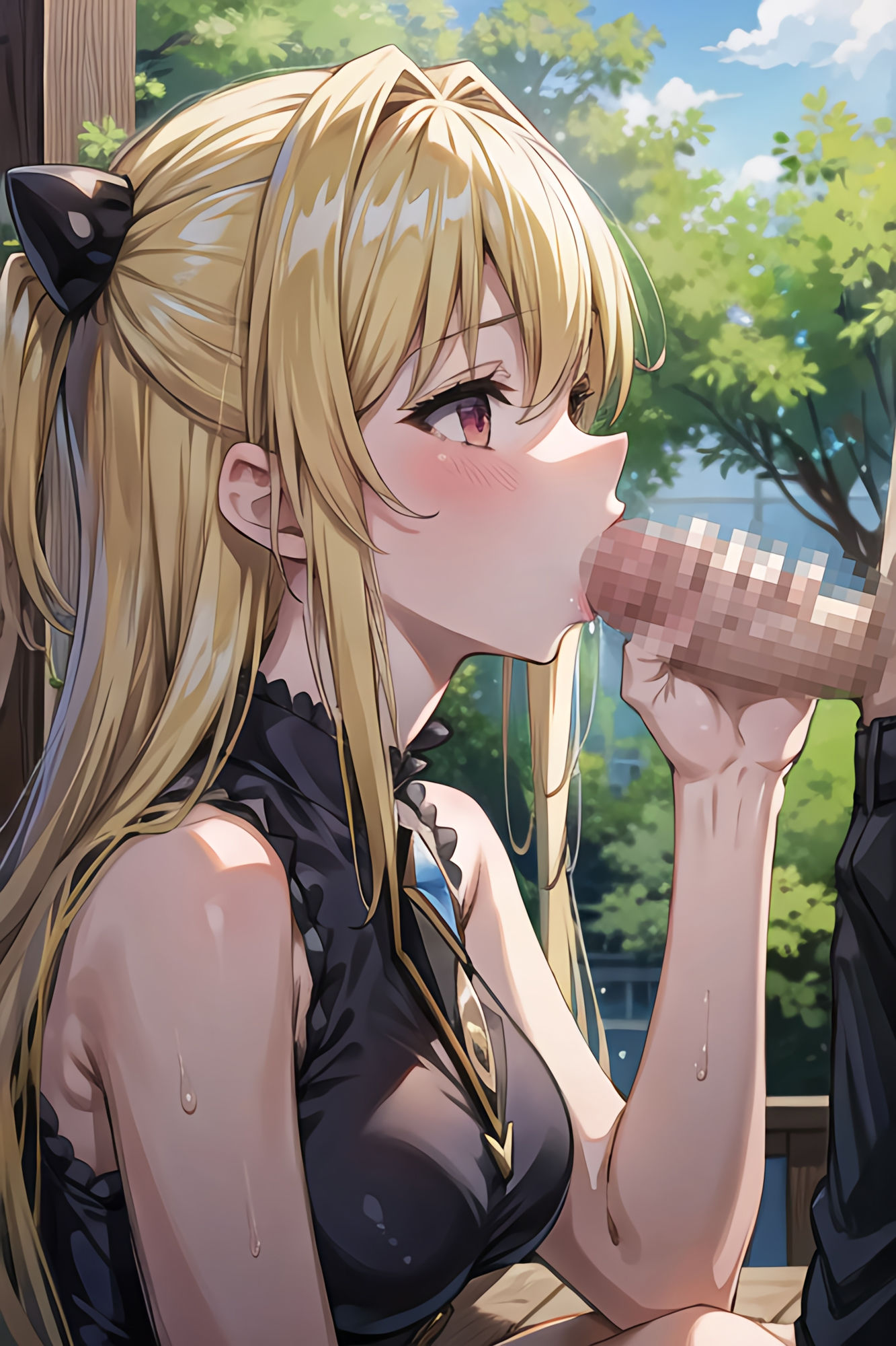 サンプル画像2:えっちぃのは大好きです(NAI本舗) [d_274415]