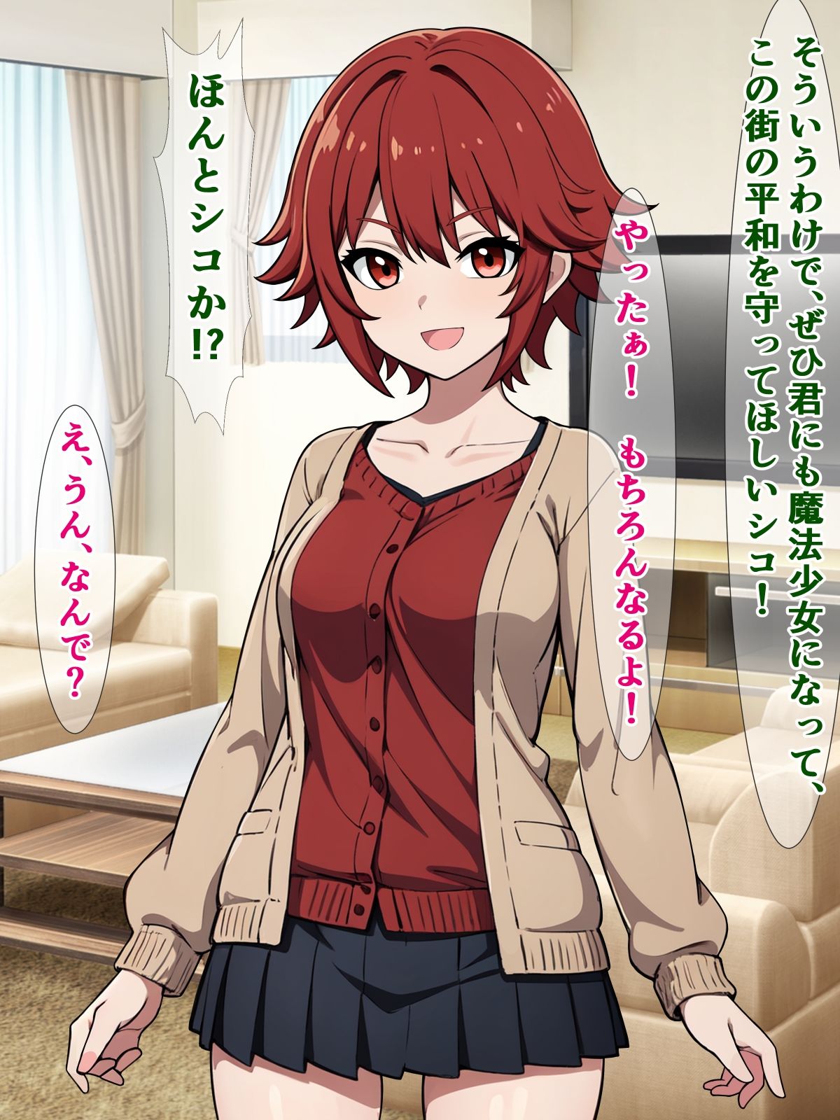 サンプル画像1:私のマジカルステッキだけなんで股間に生えてるんですか！？(さざめき通り) [d_274494]