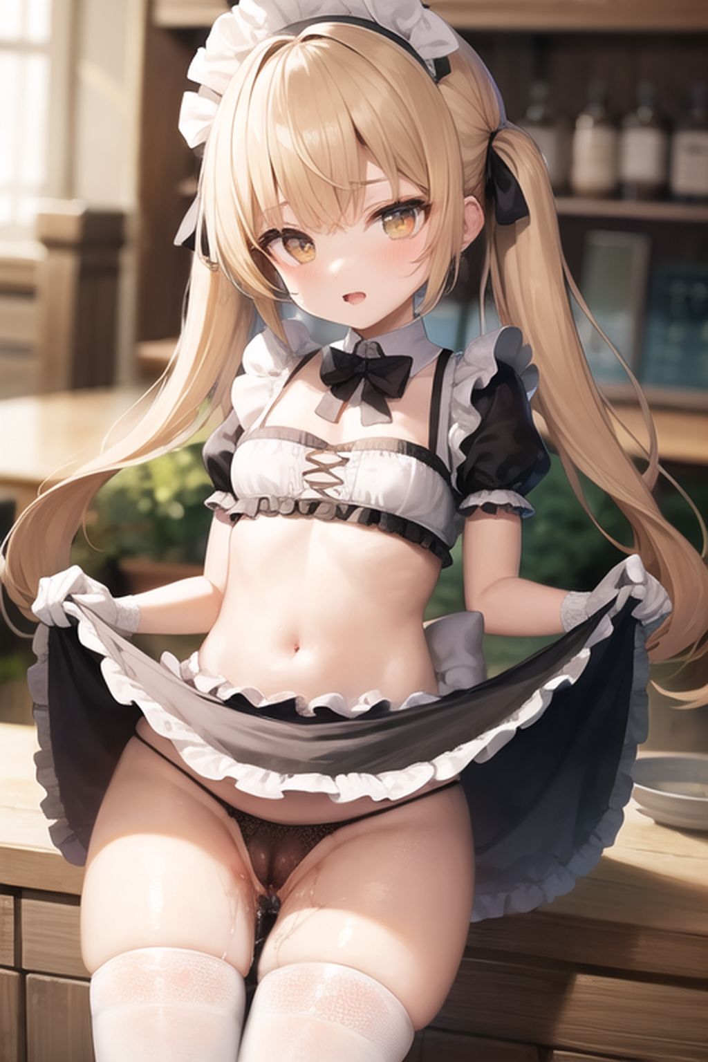 サンプル画像2:金髪メイド少女のご奉仕集(AIAI_MONKEY) [d_274569]