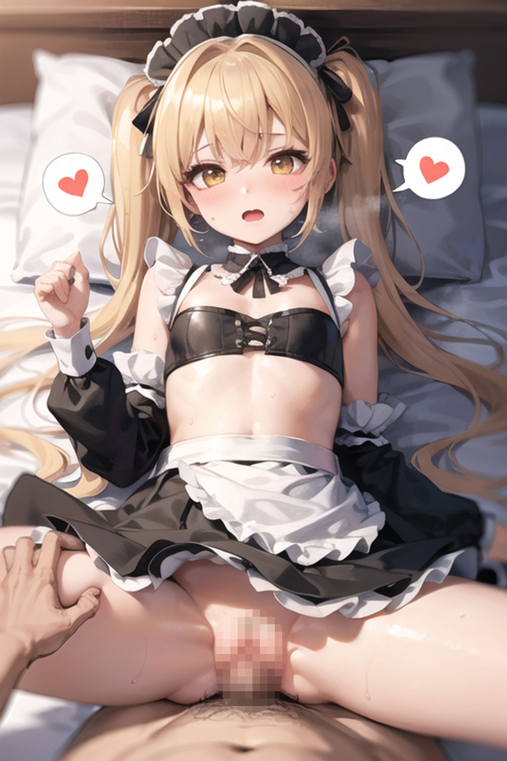 サンプル画像5:金髪メイド少女のご奉仕集(AIAI_MONKEY) [d_274569]