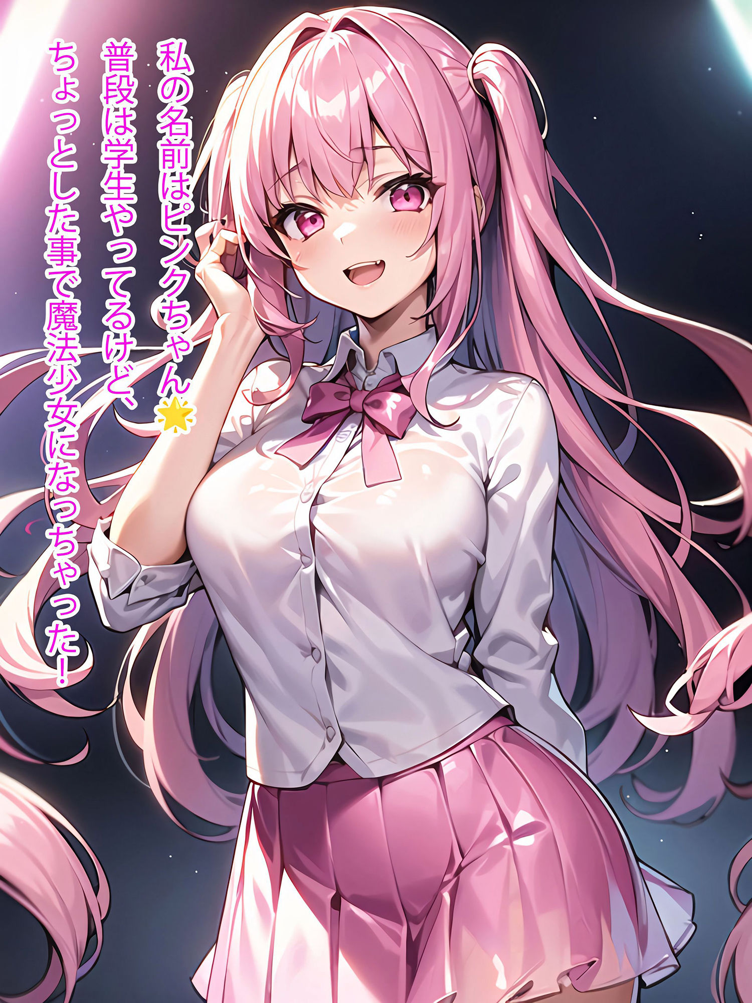 サンプル画像2:【ピンク編】禁断の悪堕ち変身ヒロイン（AIArt）(NaruMinix) [d_274574]