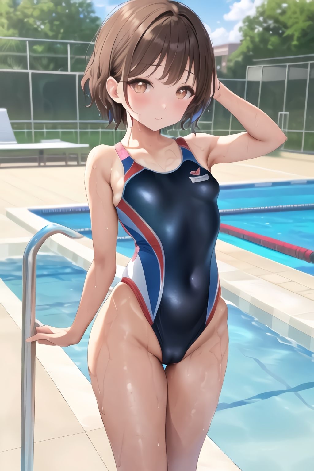 サンプル画像3:競泳女子の露出記録(デジタルアート工房) [d_274801]