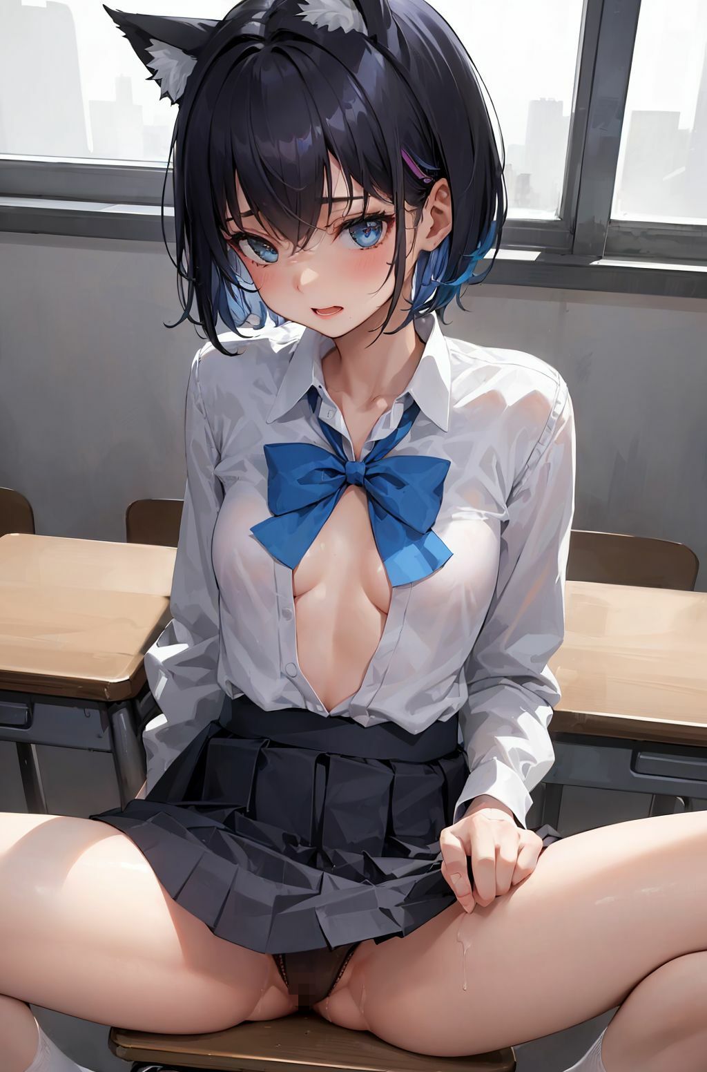 サンプル画像4:微乳ネコミミ生徒会長(L_studio) [d_274829]