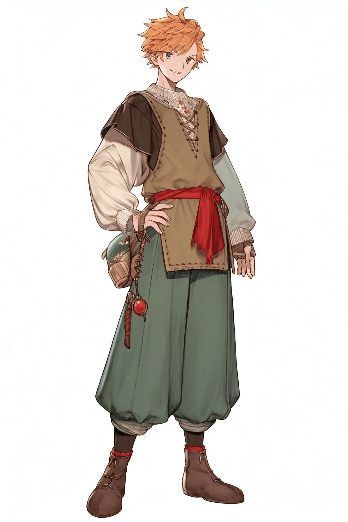 サンプル画像6:【男キャラ全身立ち絵ジョブ別4】著作権フリーの高解像度素材（100枚）(Game Material Store) [d_275043]