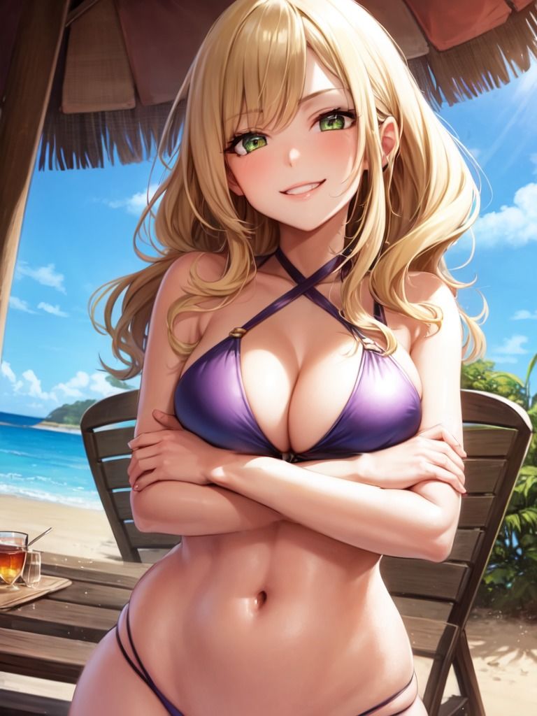 サンプル画像1:襲われた金髪ギャル少女(ぽりっしゅ本舗) [d_275044]