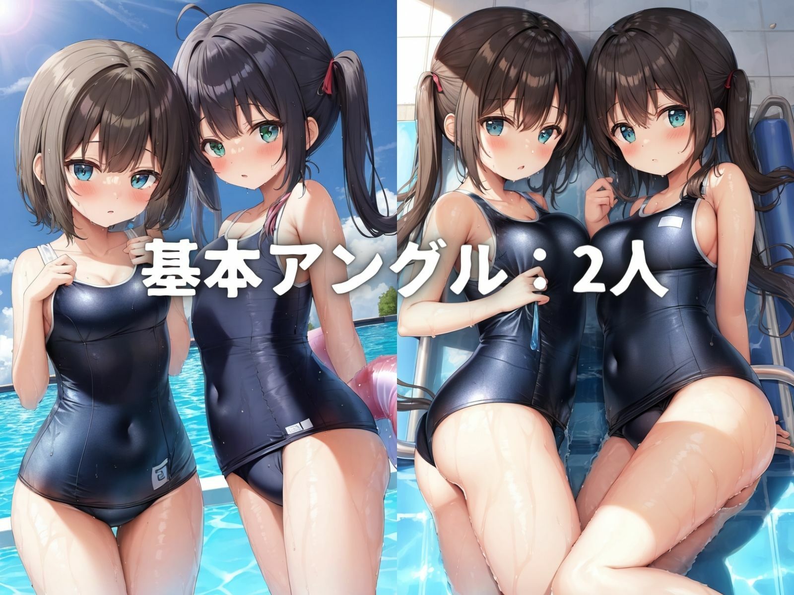 サンプル画像3:ロリコン変態撮影会〜スク水・全裸〜(出会って20秒で挨拶) [d_275408]