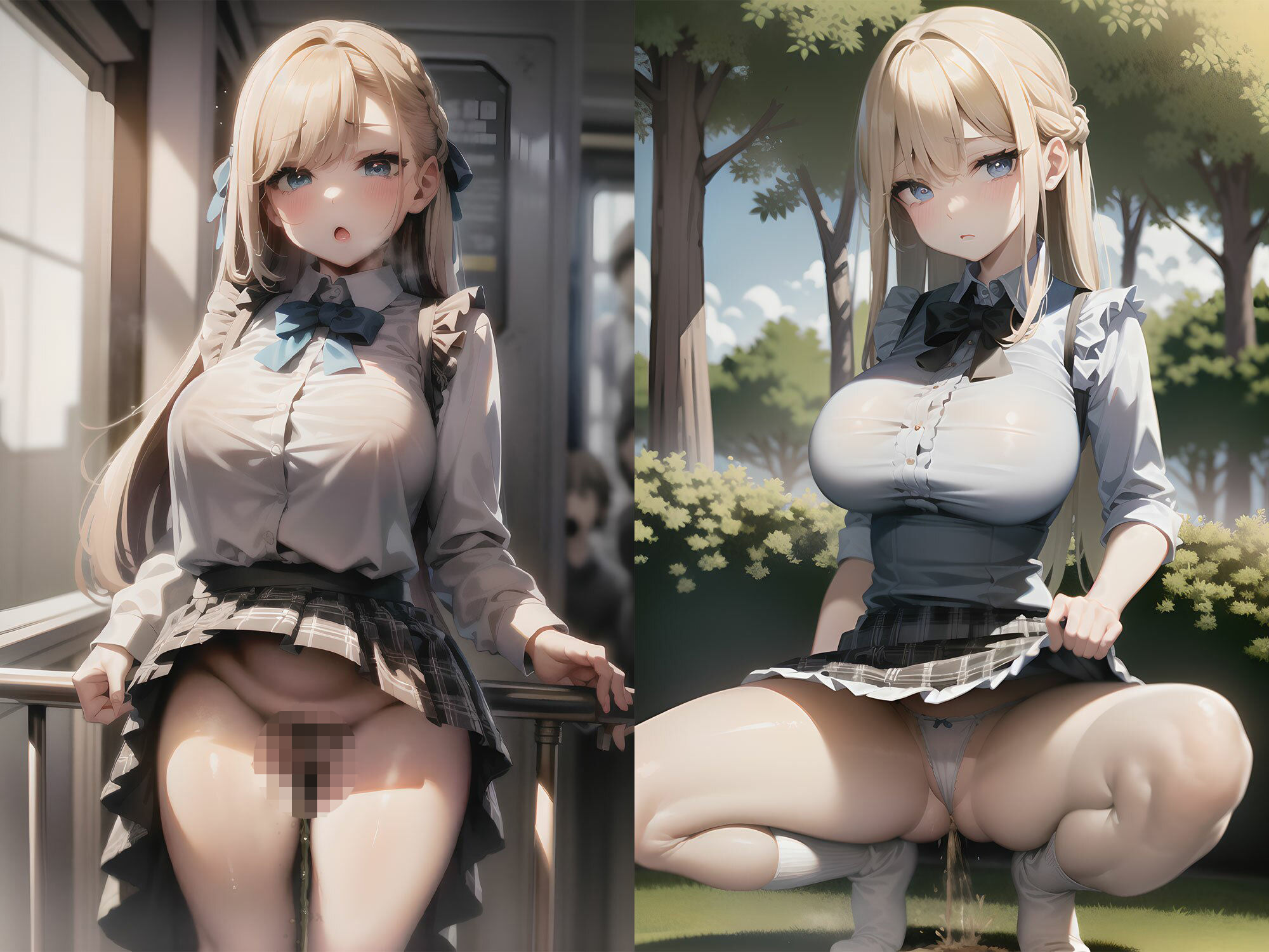 サンプル画像2:おしっこJK図鑑2(引きこもりんご) [d_275646]