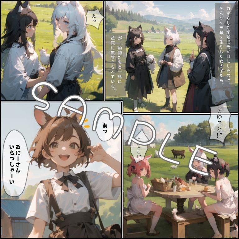 サンプル画像1:スウィート牧場 特濃体験実施中！(ももくまばなな) [d_275685]