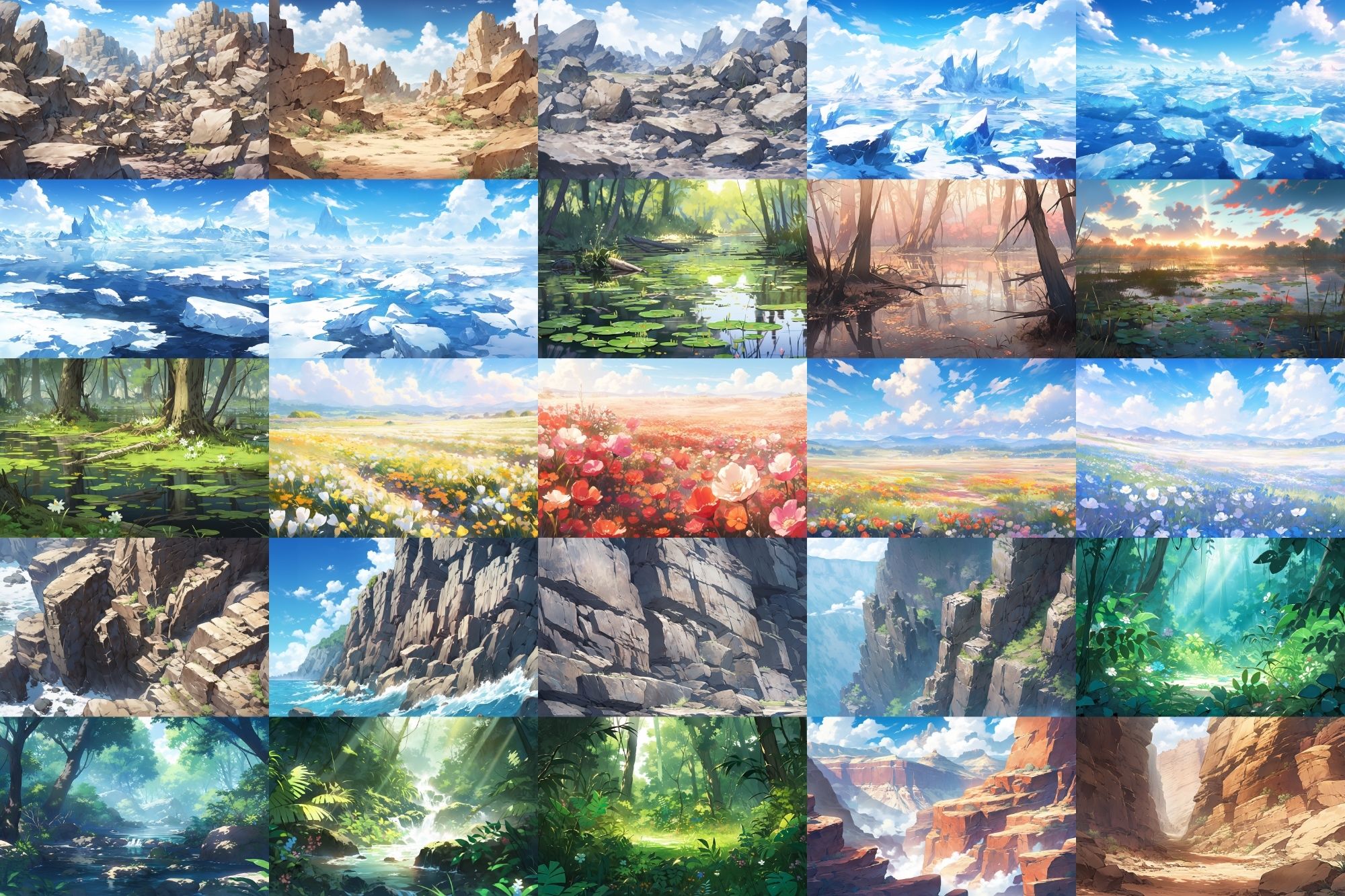 サンプル画像3:【繊細で芸術的な自然系背景】著作権フリーの高解像度画像（100枚）(Game Material Store) [d_275727]