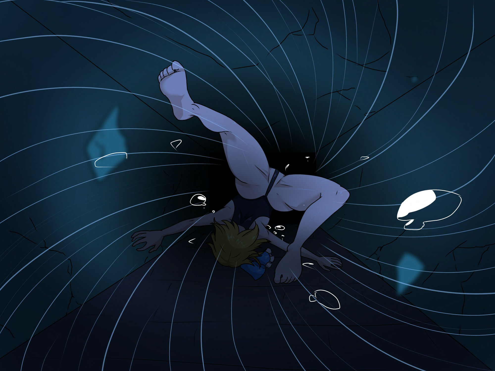 サンプル画像4:ノベルゲーム『ノゾミの水中探索』挿絵集(深海遊戯推進会) [d_275737]