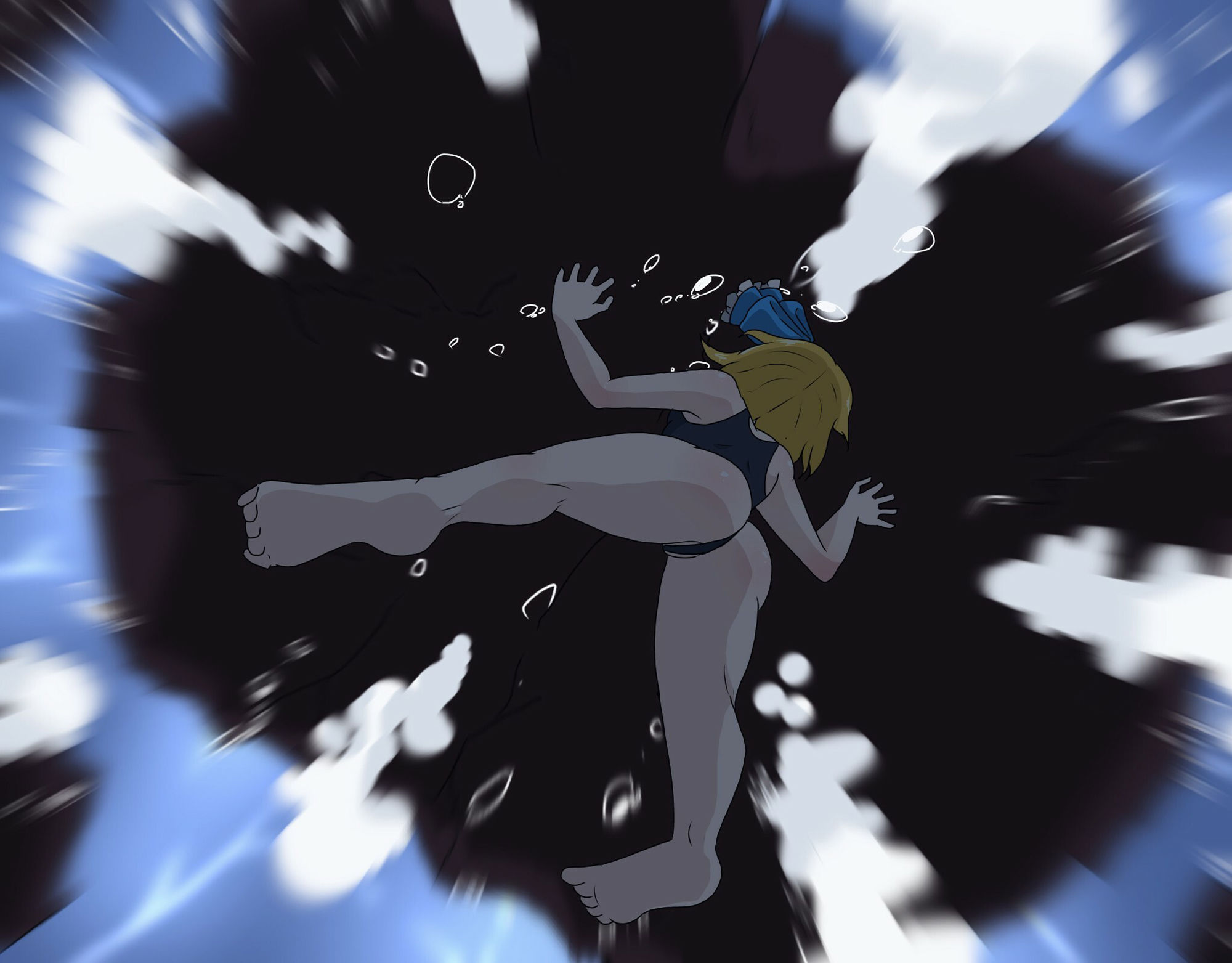 サンプル画像5:ノベルゲーム『ノゾミの水中探索』挿絵集(深海遊戯推進会) [d_275737]