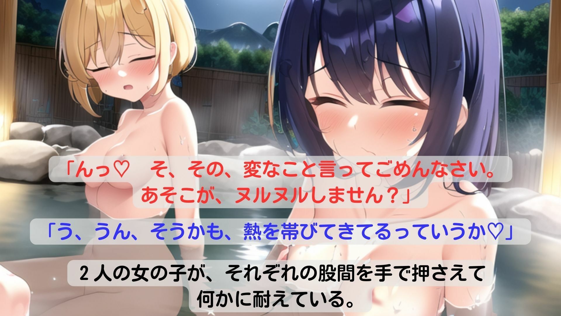 サンプル画像3:女の子がイキまくる温泉旅館の秘密に迫る！(ハローギャロー) [d_275804]