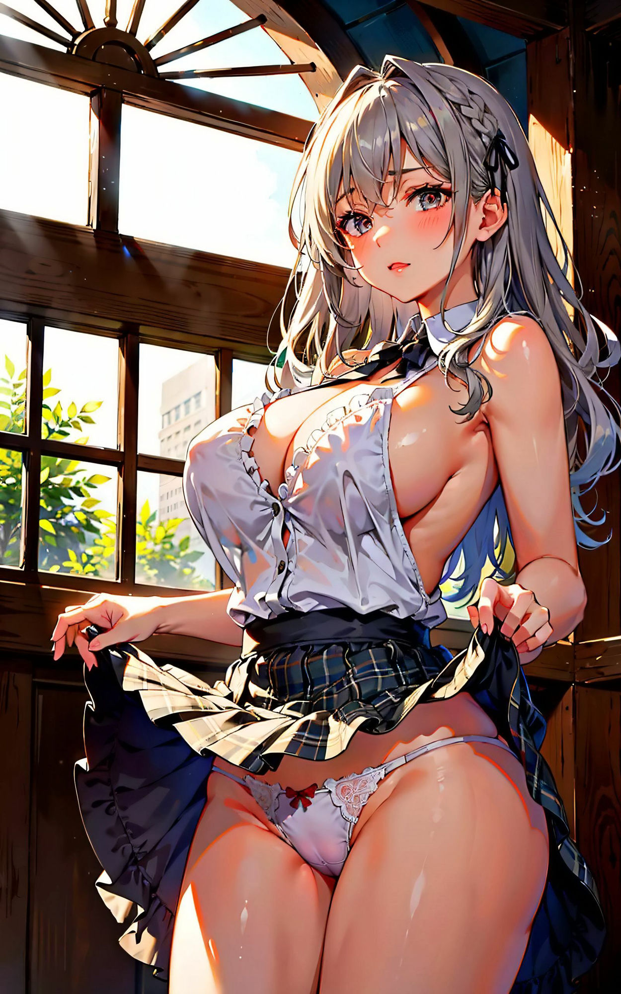 サンプル画像5:男はどんな時でもパンツが見たい （パンツ見放題）(まいくろんみるきぃ) [d_276008]