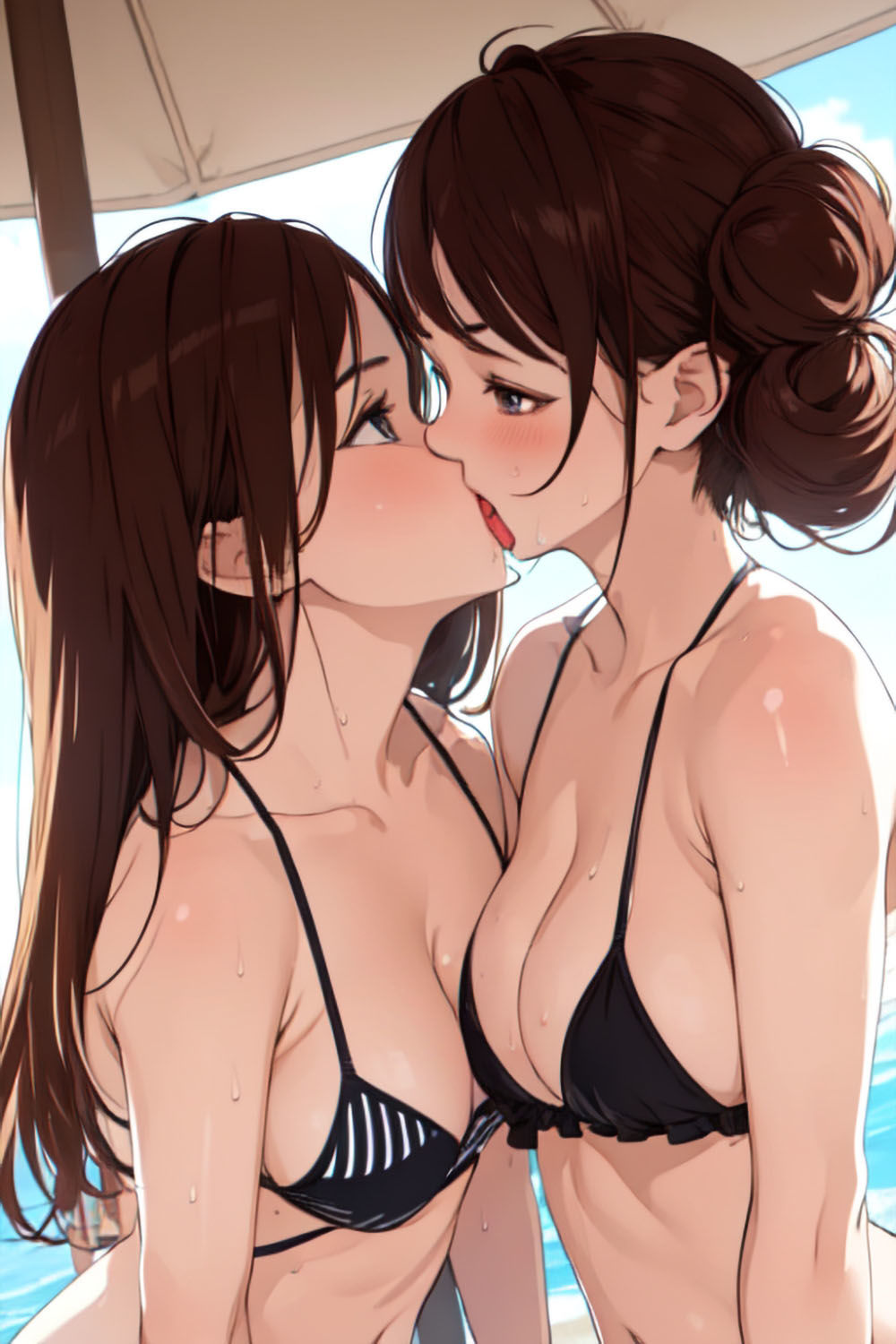 サンプル画像4:百合キス女子 101枚(みやわ工房) [d_276055]