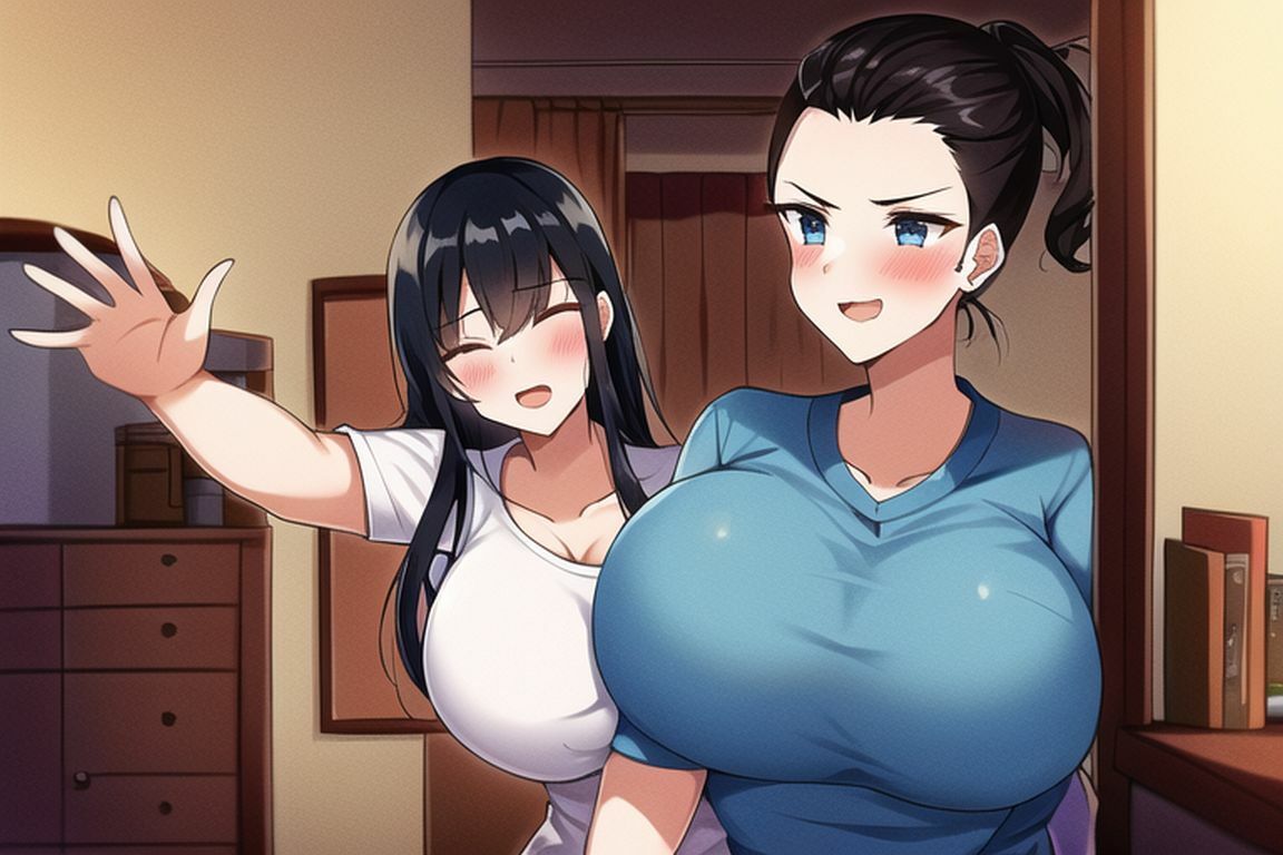 サンプル画像2:女二人で共同百合生活(催●スマホの淫魔) [d_276070]