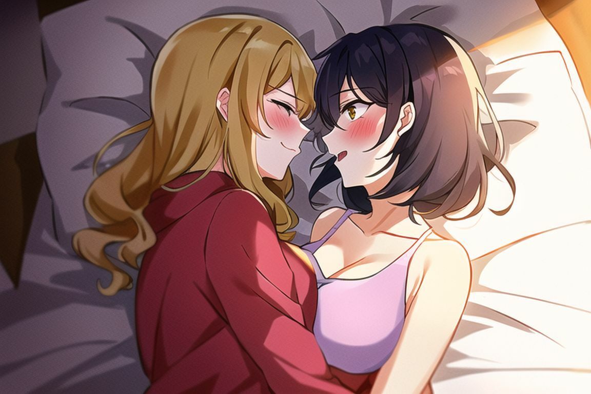 サンプル画像4:女二人で共同百合生活(催●スマホの淫魔) [d_276070]