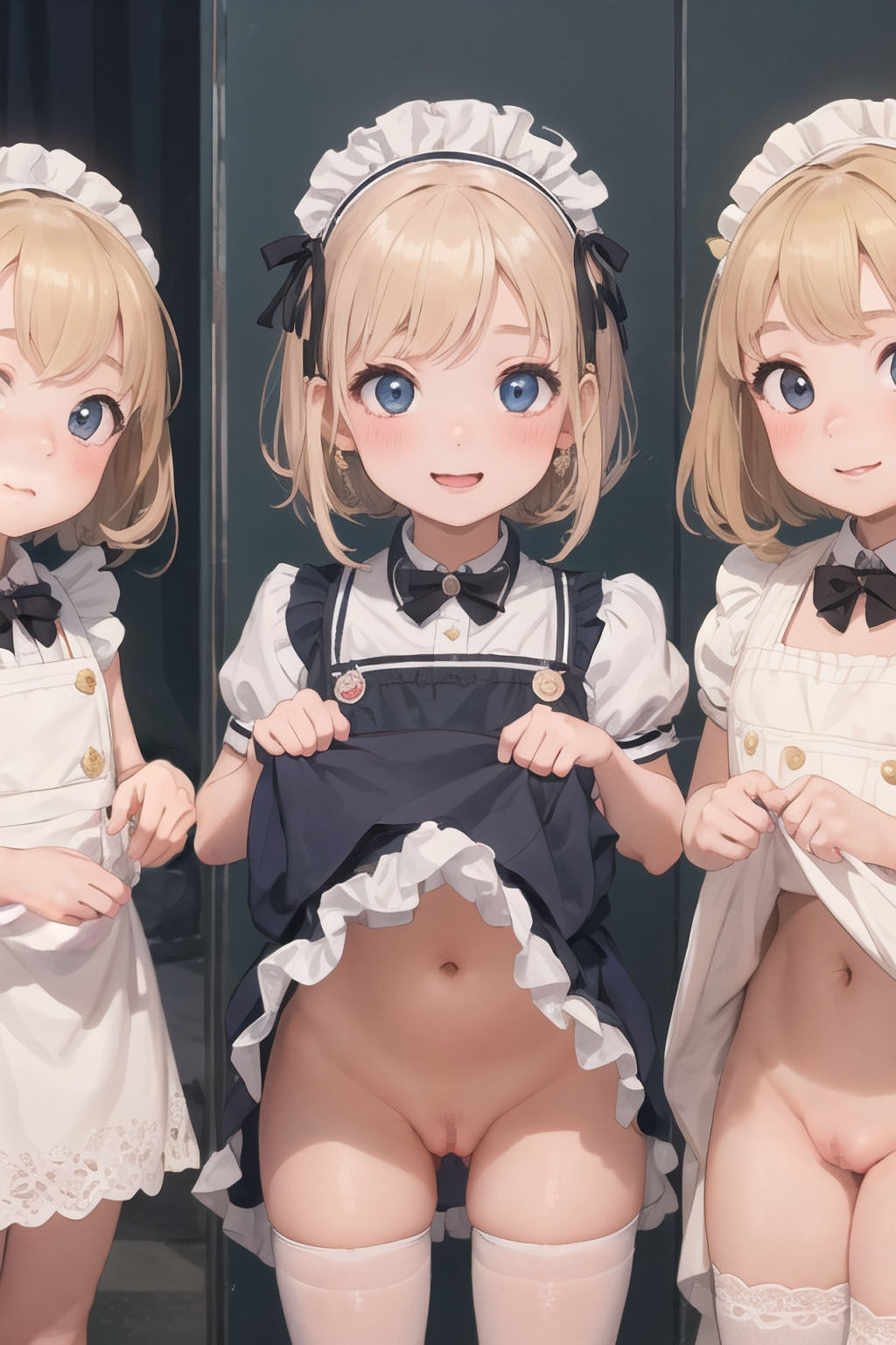 サンプル画像2:失恋した僕を慰めてくれるメイドたち(ジャングルジム) [d_276084]