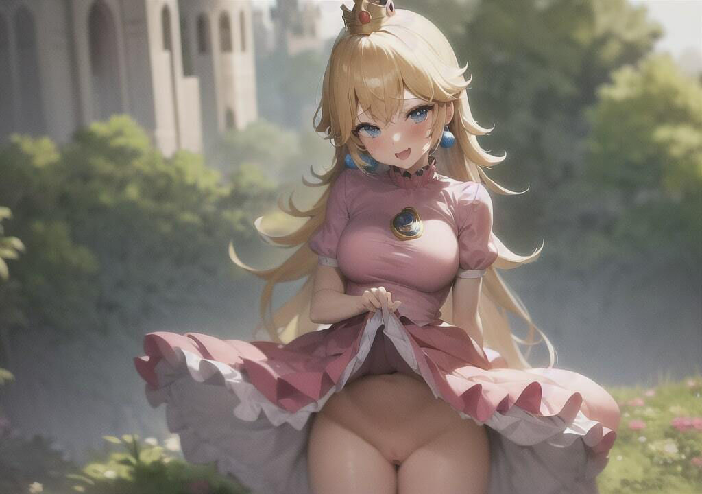 サンプル画像2:スーパービッチプリンセス キノコ姫のキノコ狩り(新井愛) [d_276182]