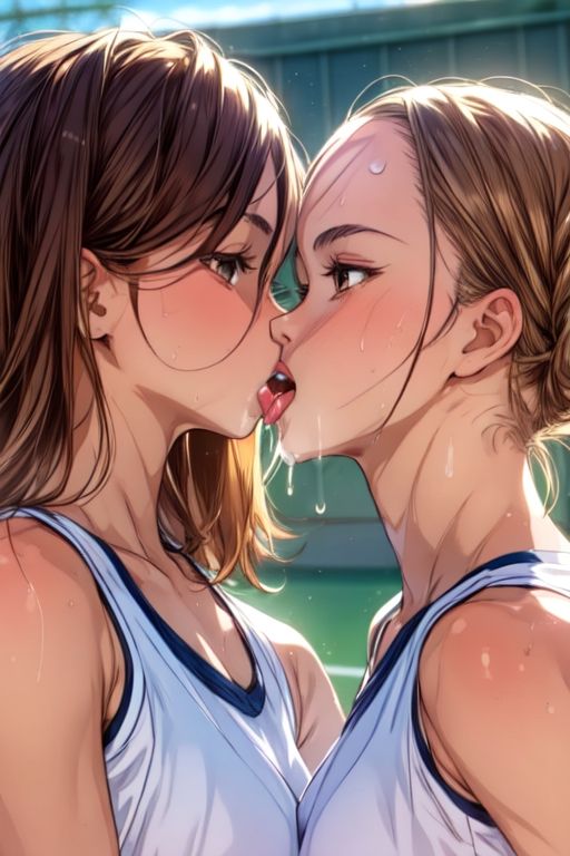 サンプル画像2:百合キス女子その2 101枚(みやわ工房) [d_276241]