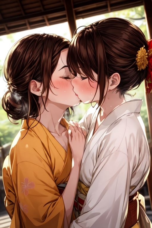 サンプル画像3:百合キス女子その2 101枚(みやわ工房) [d_276241]