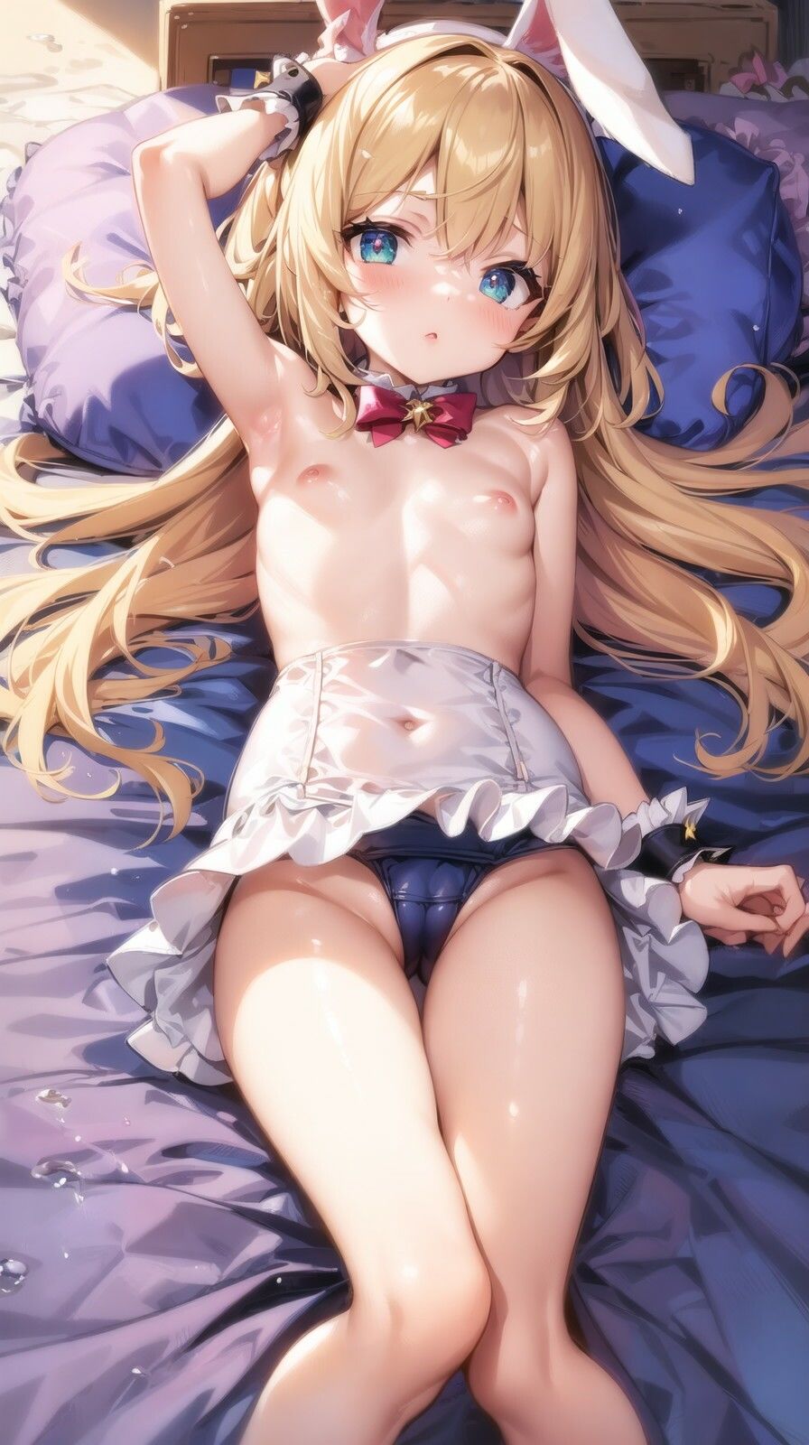 サンプル画像1:ロリバニーはーれむマンション 〜今日はどの娘の部屋に行く？〜［AI生成200枚以上］(AI絵工房) [d_276268]