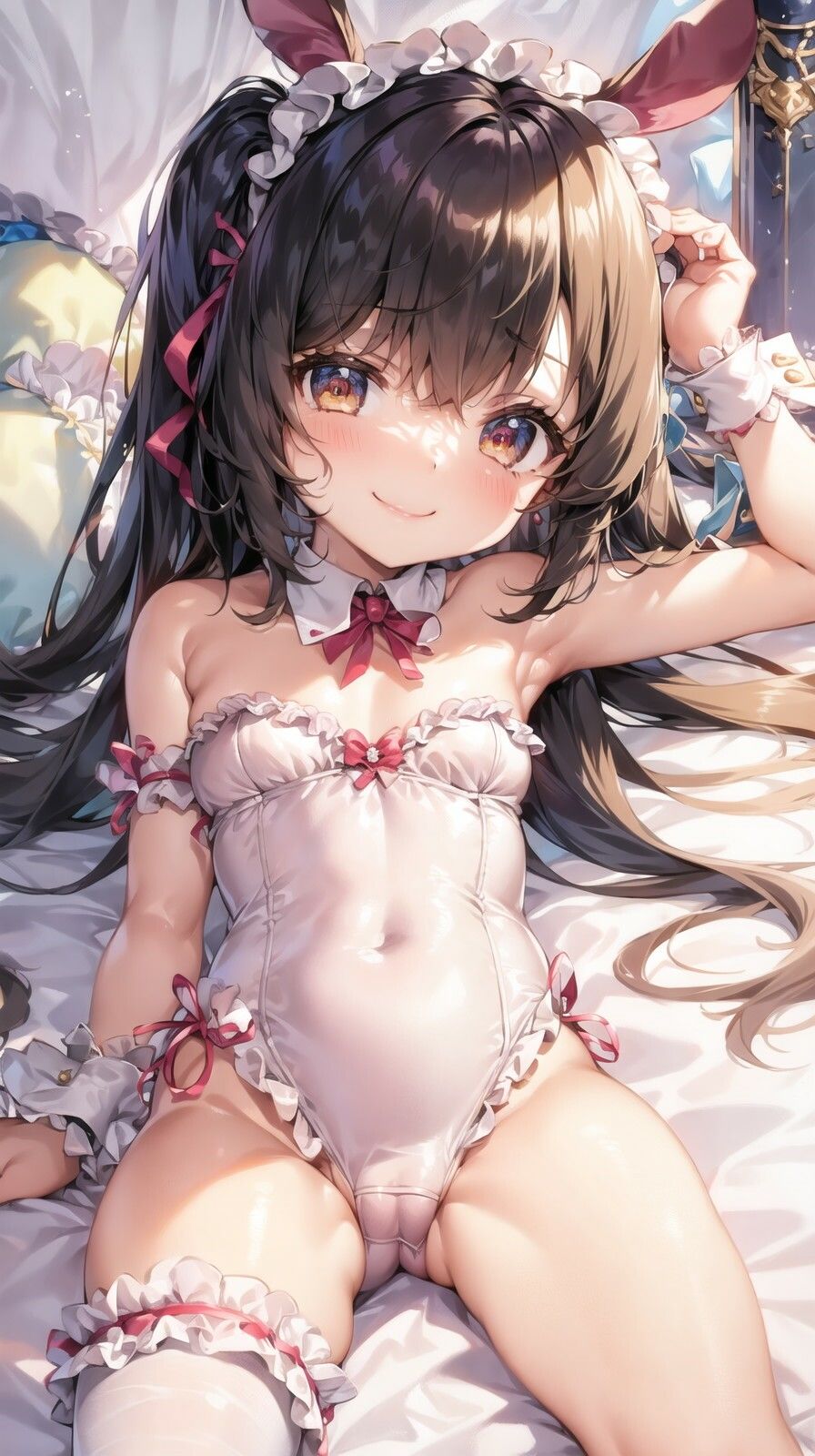 サンプル画像4:ロリバニーはーれむマンション 〜今日はどの娘の部屋に行く？〜［AI生成200枚以上］(AI絵工房) [d_276268]