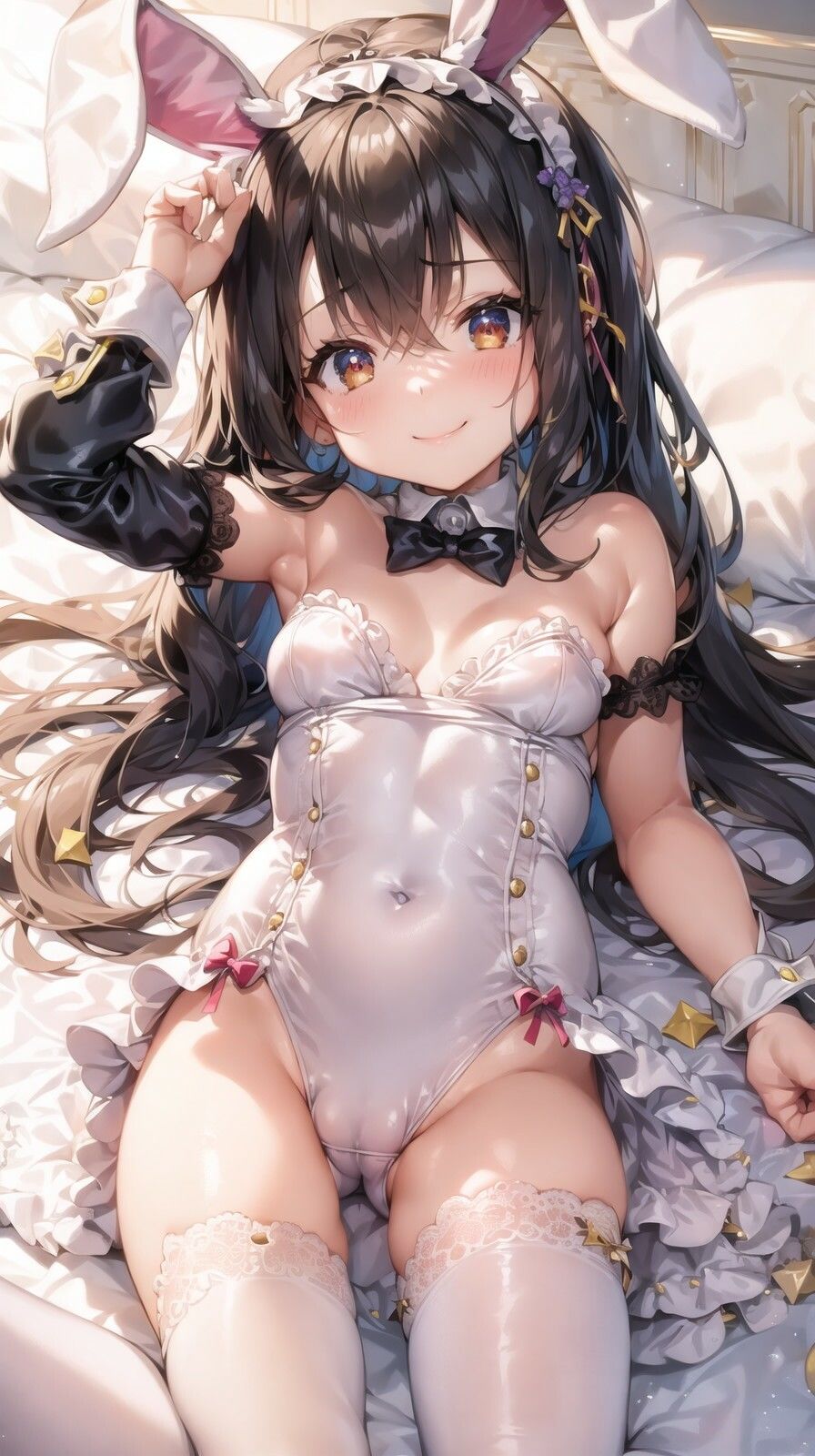 サンプル画像5:ロリバニーはーれむマンション 〜今日はどの娘の部屋に行く？〜［AI生成200枚以上］(AI絵工房) [d_276268]