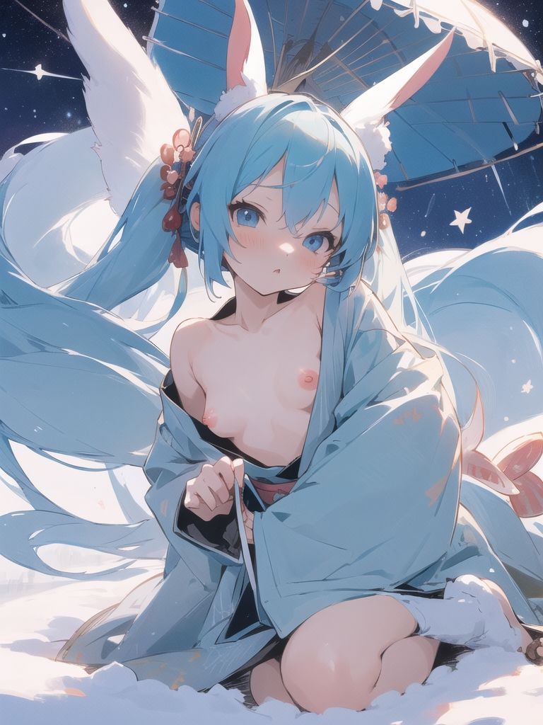 サンプル画像1:初〇ミクに色々な衣装を着てもらうイラスト集(ぬくぬく) [d_276434]