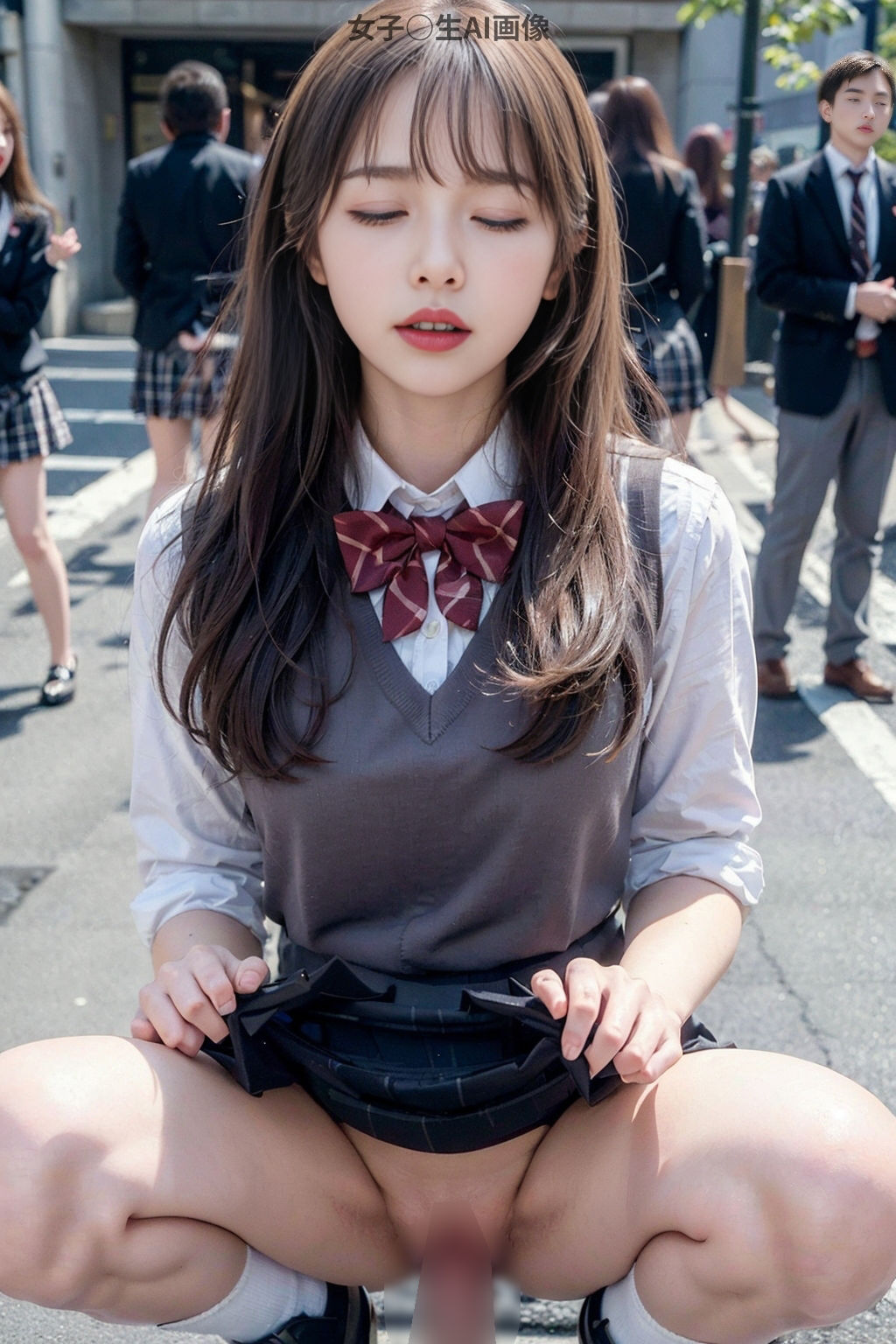 サンプル画像3:【女子○生】ハイクオリティ美少女AI画像(AI美少女職人) [d_276462]