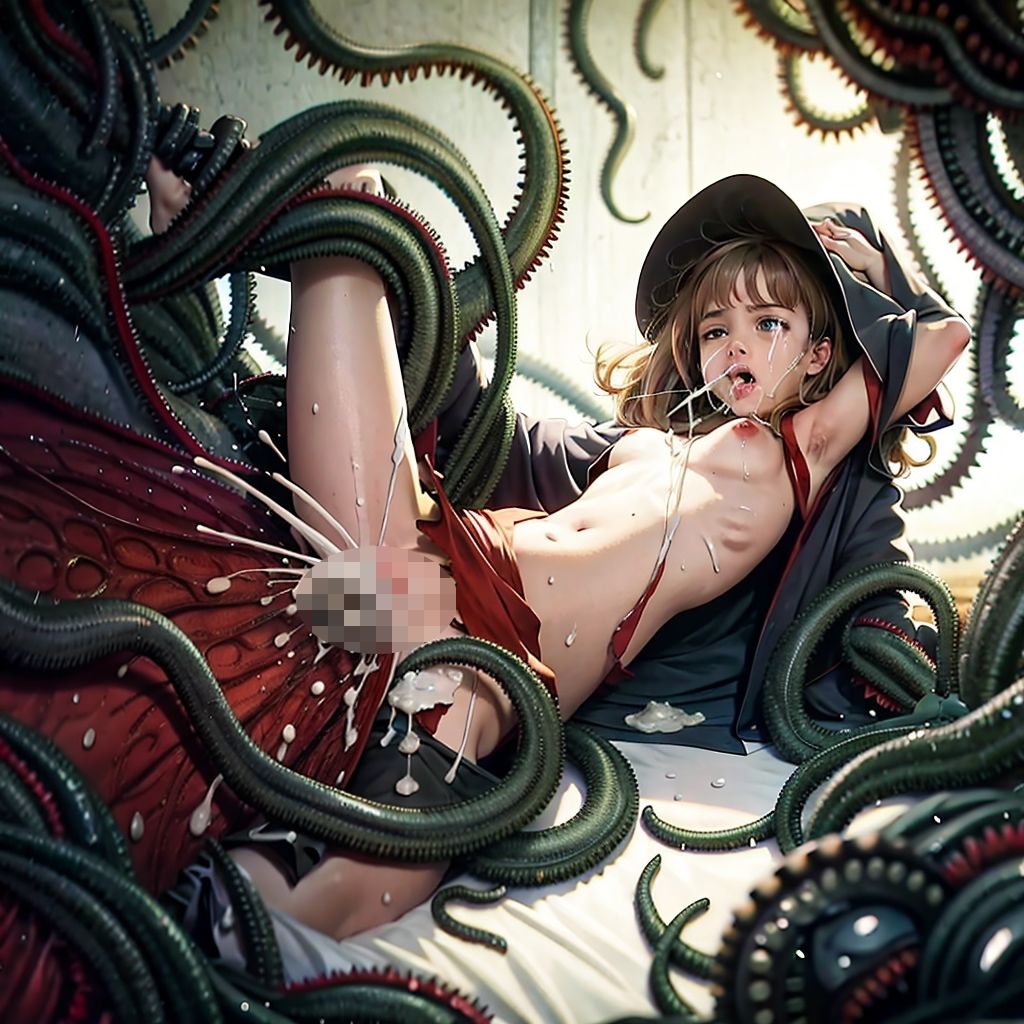 サンプル画像4:ハ〇ポタ ハー〇イオニー触手CG集(AIUEOEKAKI) [d_276679]