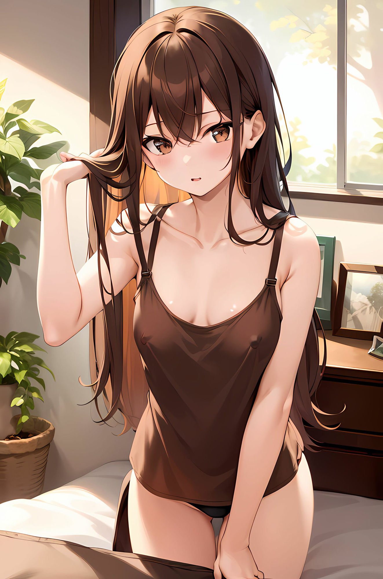 サンプル画像2:薄布の下から隆起する乳首(エロ天使商会) [d_276863]