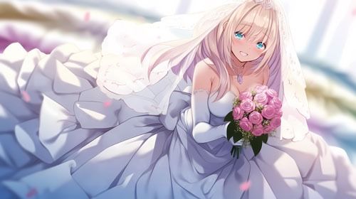 サンプル画像2:ウエディングドレス美少女セット7(Dresscco) [d_276872]