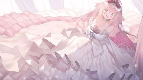 サンプル画像3:ウエディングドレス美少女セット7(Dresscco) [d_276872]