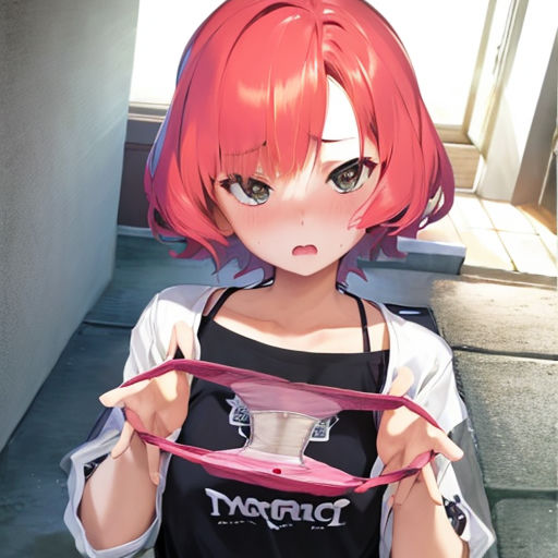 サンプル画像3:脱ぎたてパンティーのクロッチを見せてくる(エロ天使商会) [d_276873]