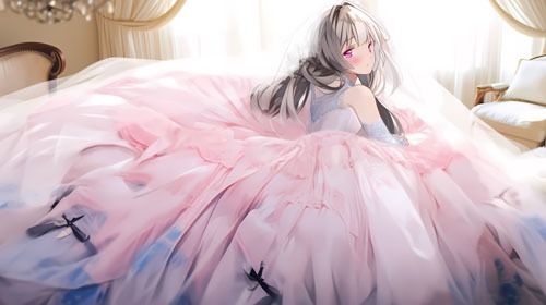 サンプル画像2:ウエディングドレス美少女セット9 ドレスきもちぃ(Dresscco) [d_276875]