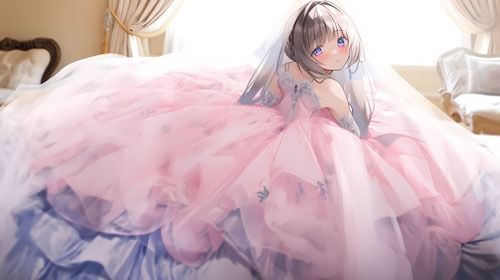 サンプル画像3:ウエディングドレス美少女セット9 ドレスきもちぃ(Dresscco) [d_276875]