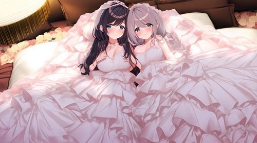 サンプル画像3:ウエディングドレス美少女DUET 2(Dresscco) [d_276877]