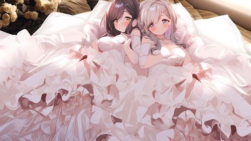 サンプル画像4:ウエディングドレス美少女DUET 2(Dresscco) [d_276877]