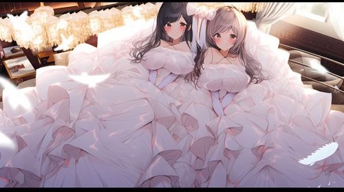 サンプル画像5:ウエディングドレス美少女DUET 2(Dresscco) [d_276877]