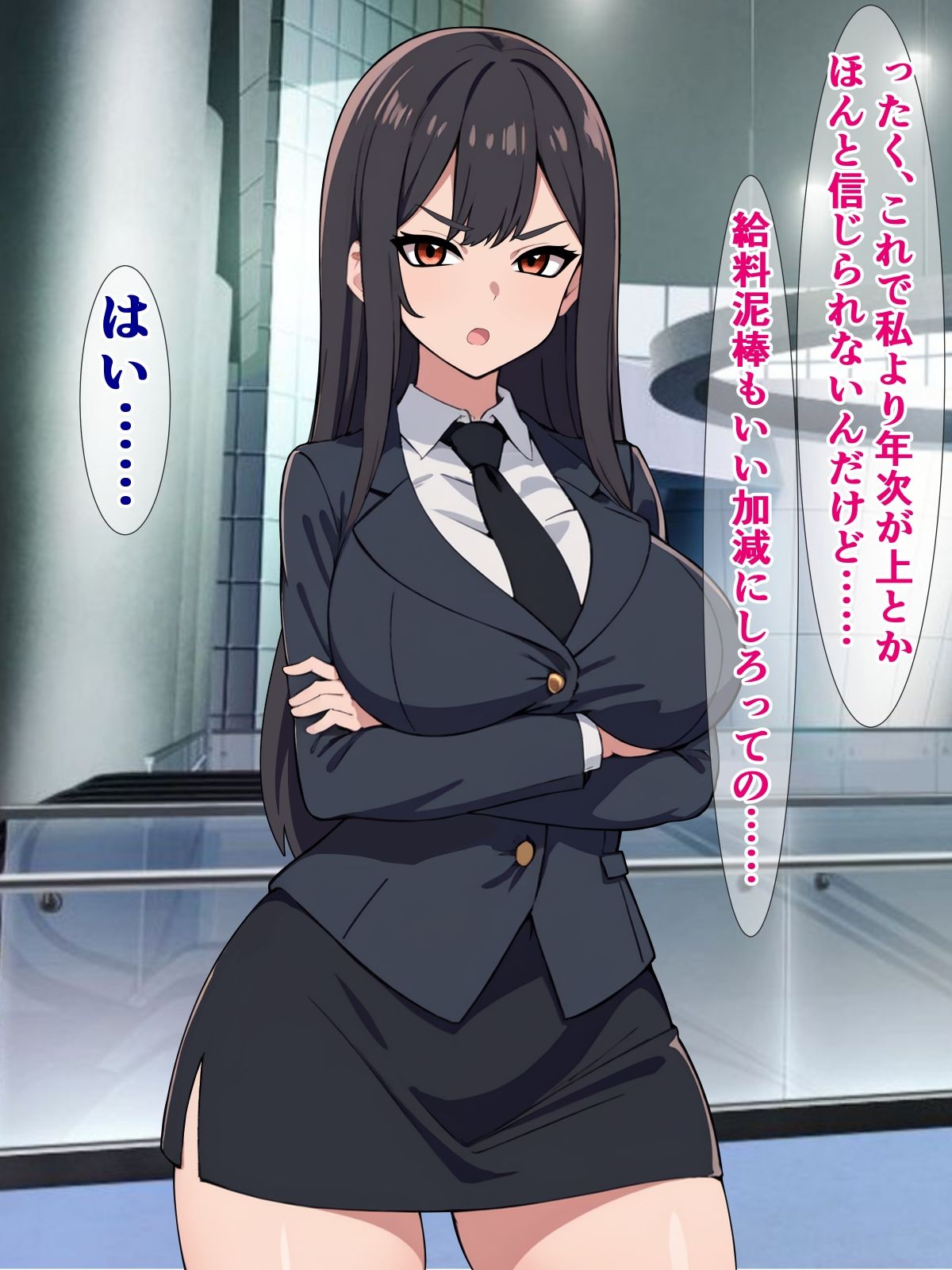 サンプル画像1:俺をクビにした爆乳女上司が全裸で土下座しに来たけど、俺を戻そうったってもう遅い！(さざめき通り) [d_276906]