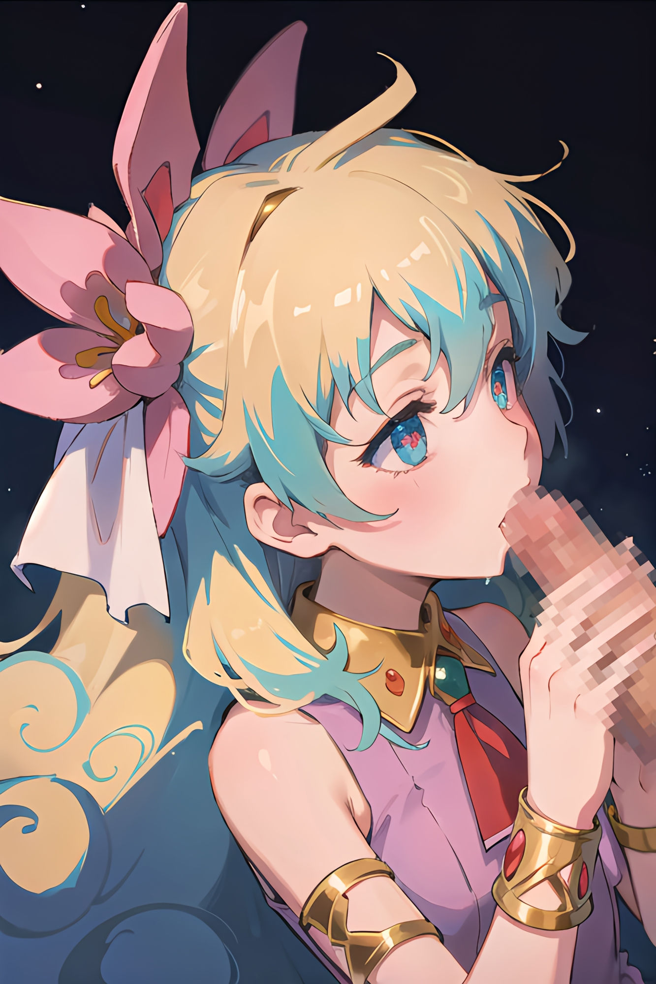 サンプル画像3:世間知らずなお嬢様に性教育をする(NAI本舗) [d_277067]