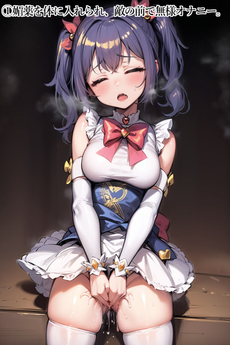 サンプル画像2:世界を守る変身ヒロイン集団、悪の組織との全面対決で敗北し、ミルクサーバーとして体を調教される。(エーギルマン) [d_277068]