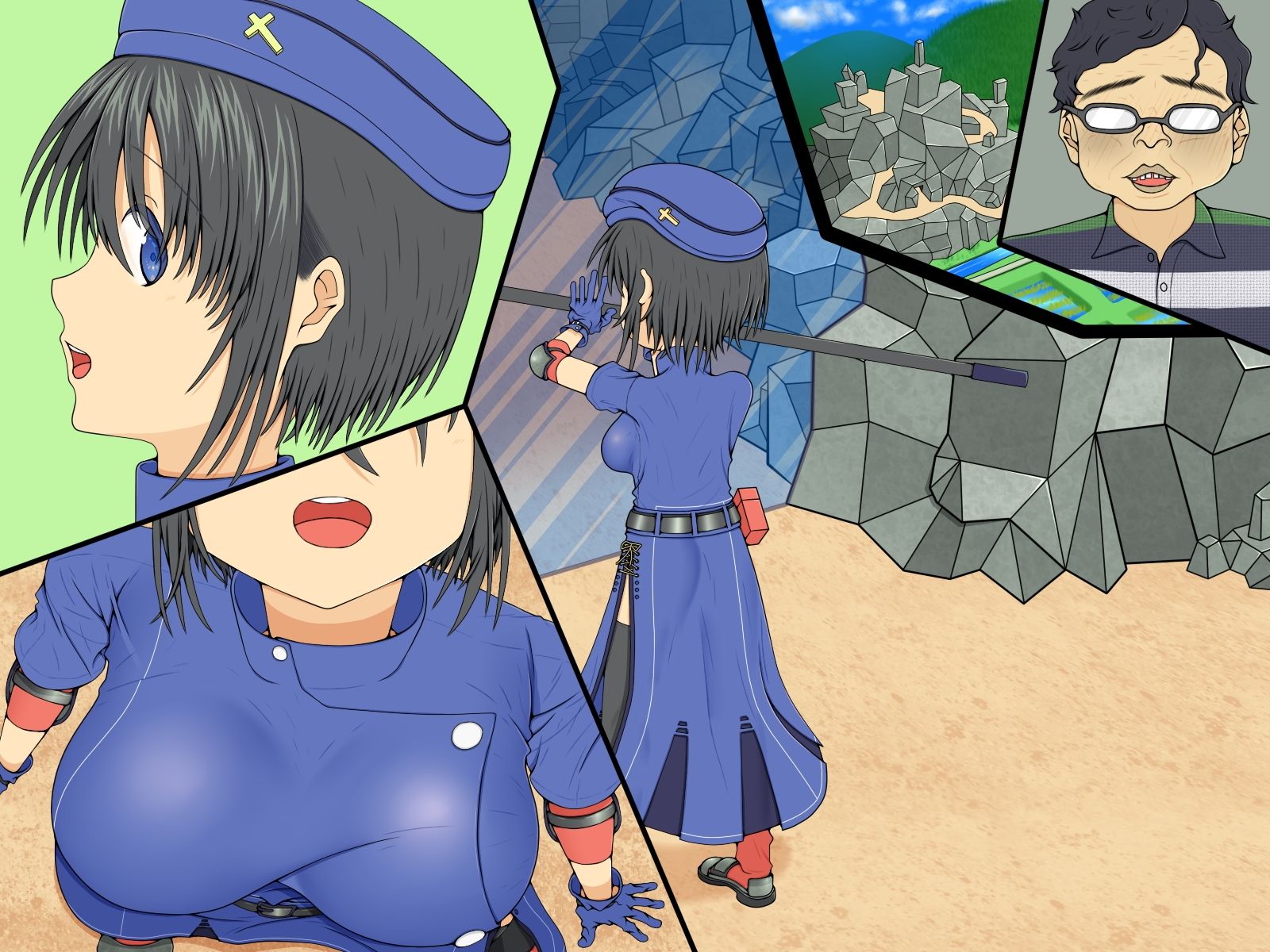 サンプル画像1:仮眠大敵(春色の空) [d_277127]