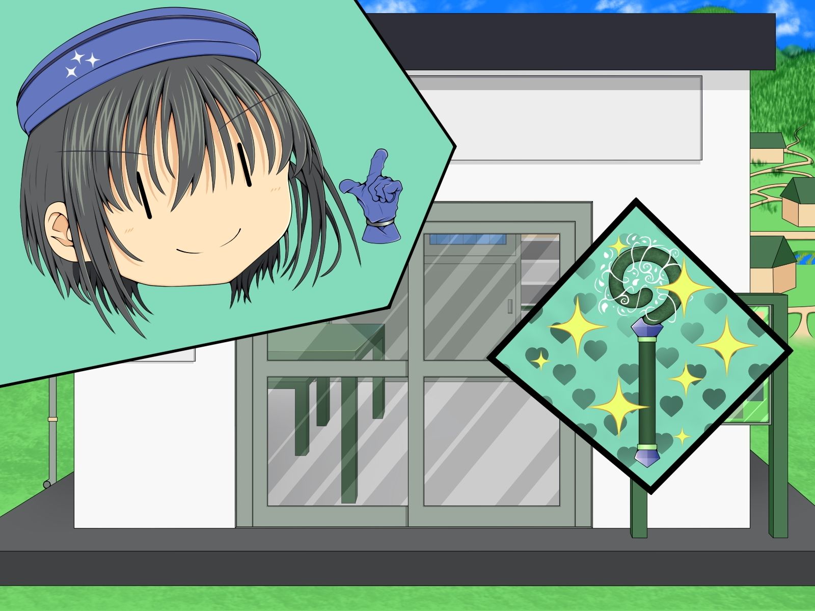 サンプル画像2:仮眠大敵(春色の空) [d_277127]