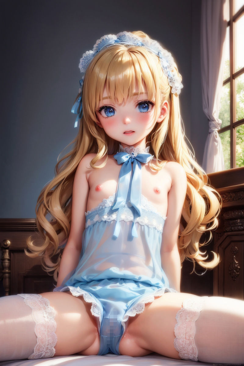サンプル画像3:［少女画報Carroll05］ Alice wearing a baby doll 200枚 PDF付(少女画廊Carroll) [d_277261]